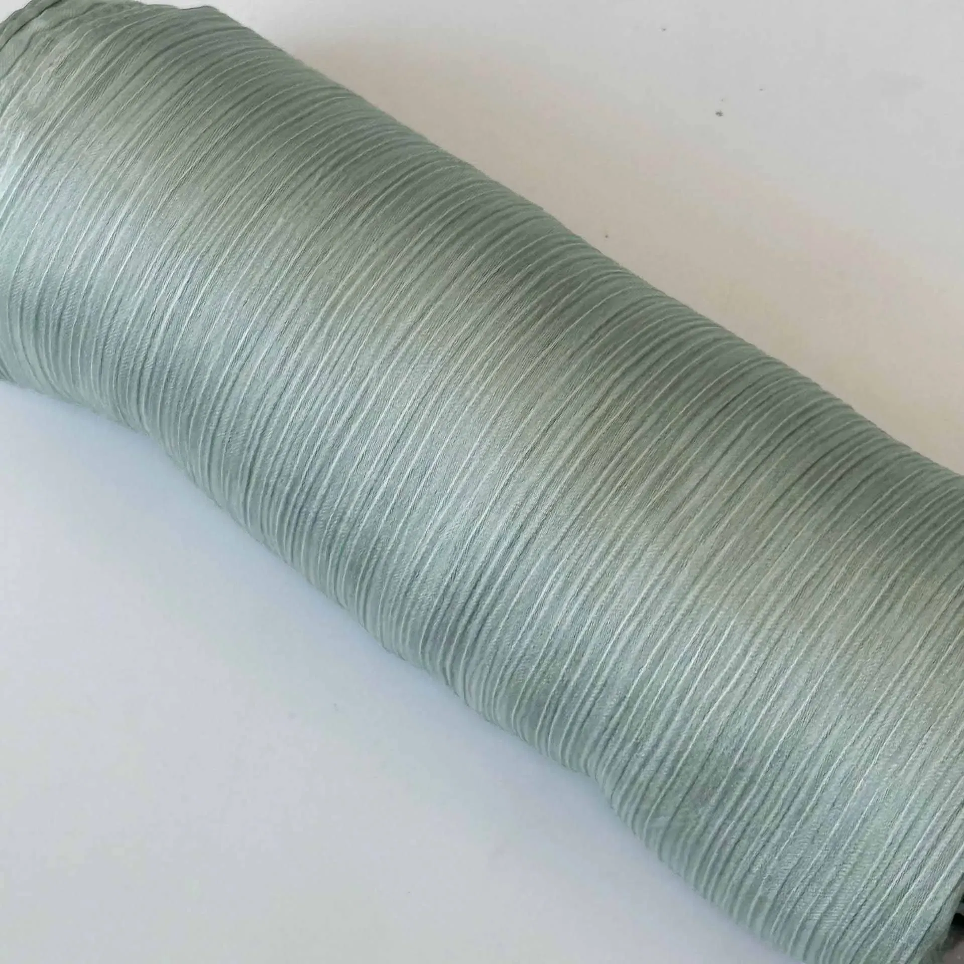 Color: Light Grey - Hot Premium Satin Crinkle Hijab Scarf Chiffon Shawl Plain Muslim Women Hijabs Breathab Islam Women Turban Pleated Scarf Ramadan