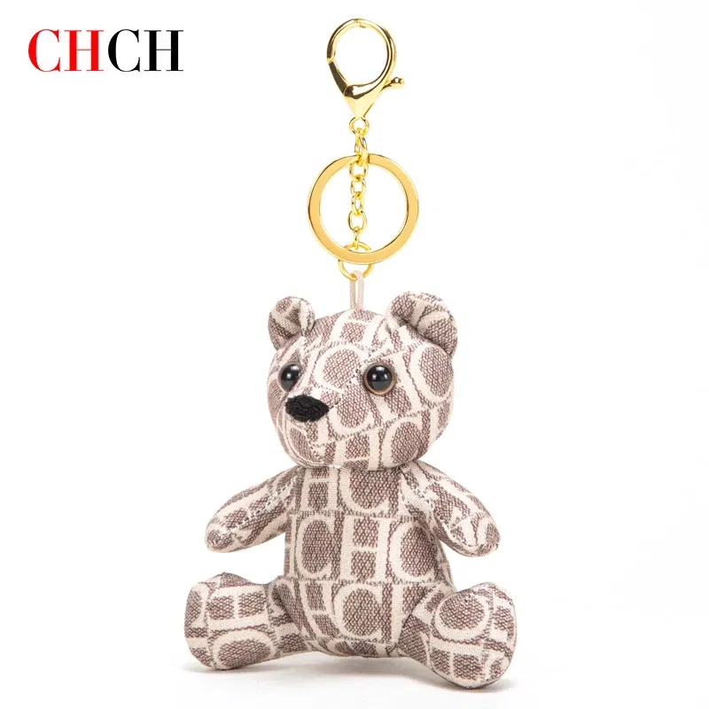 CHCH 2023 Fashion Classic Vintage Luggage Accessories Little Bear Pendant with Keychain
