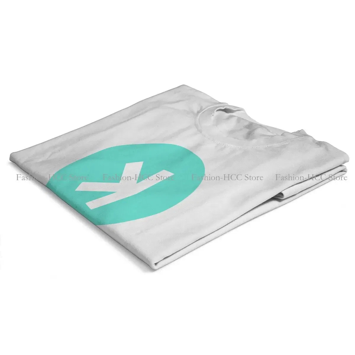 Color: WHITE, Size: S - Kaspa Kas Special Polyester TShirt Bitcoin Top Quality New Design Gift Clothes  T Shirt Stuff