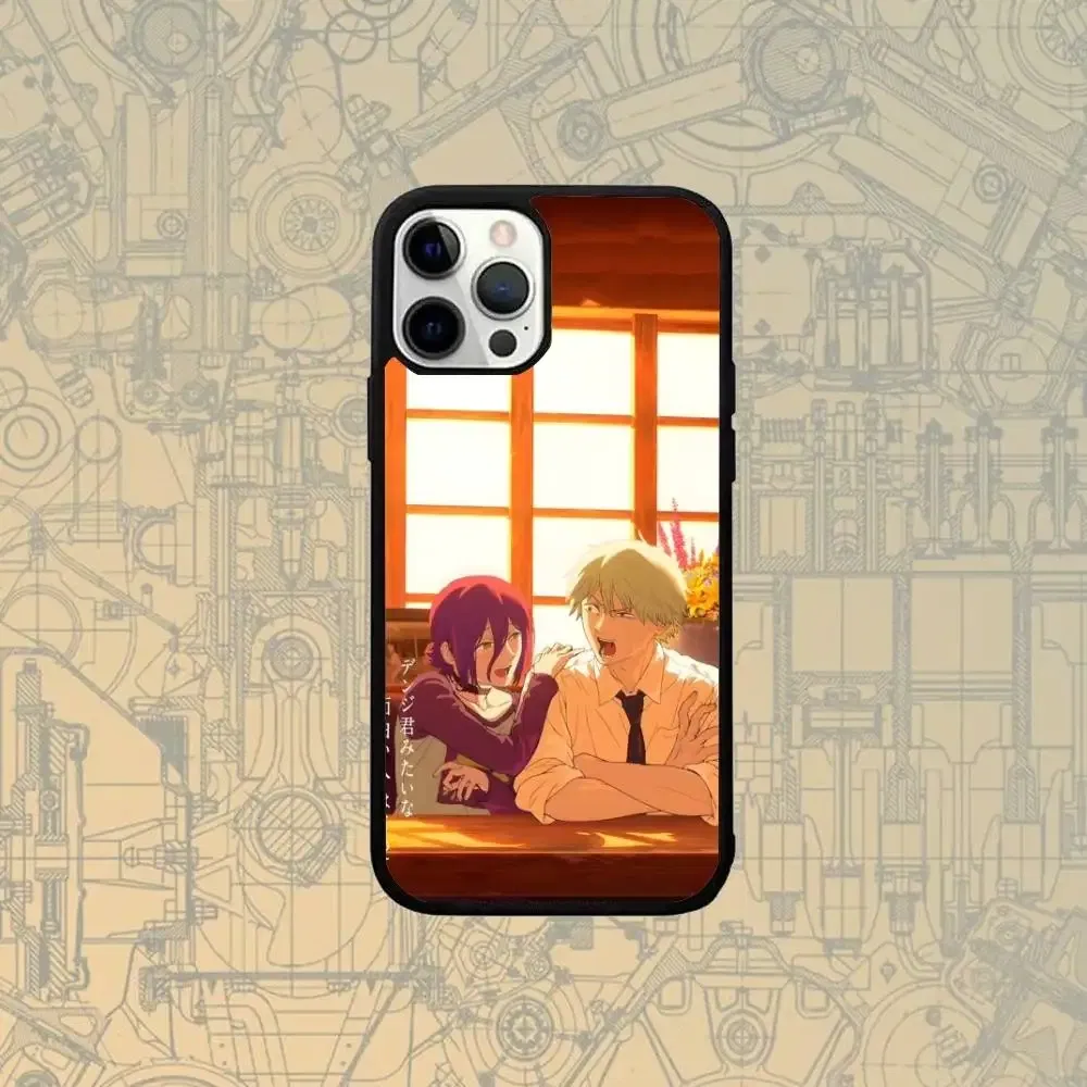 Color: Beige, Material: PP - C-Chainsawman Reze Arc Movie Phone Case For IPhone 17,16,15,Pro,Max,Air,14,Plus,13,12,11 Magesafe Wireless Charge Cover