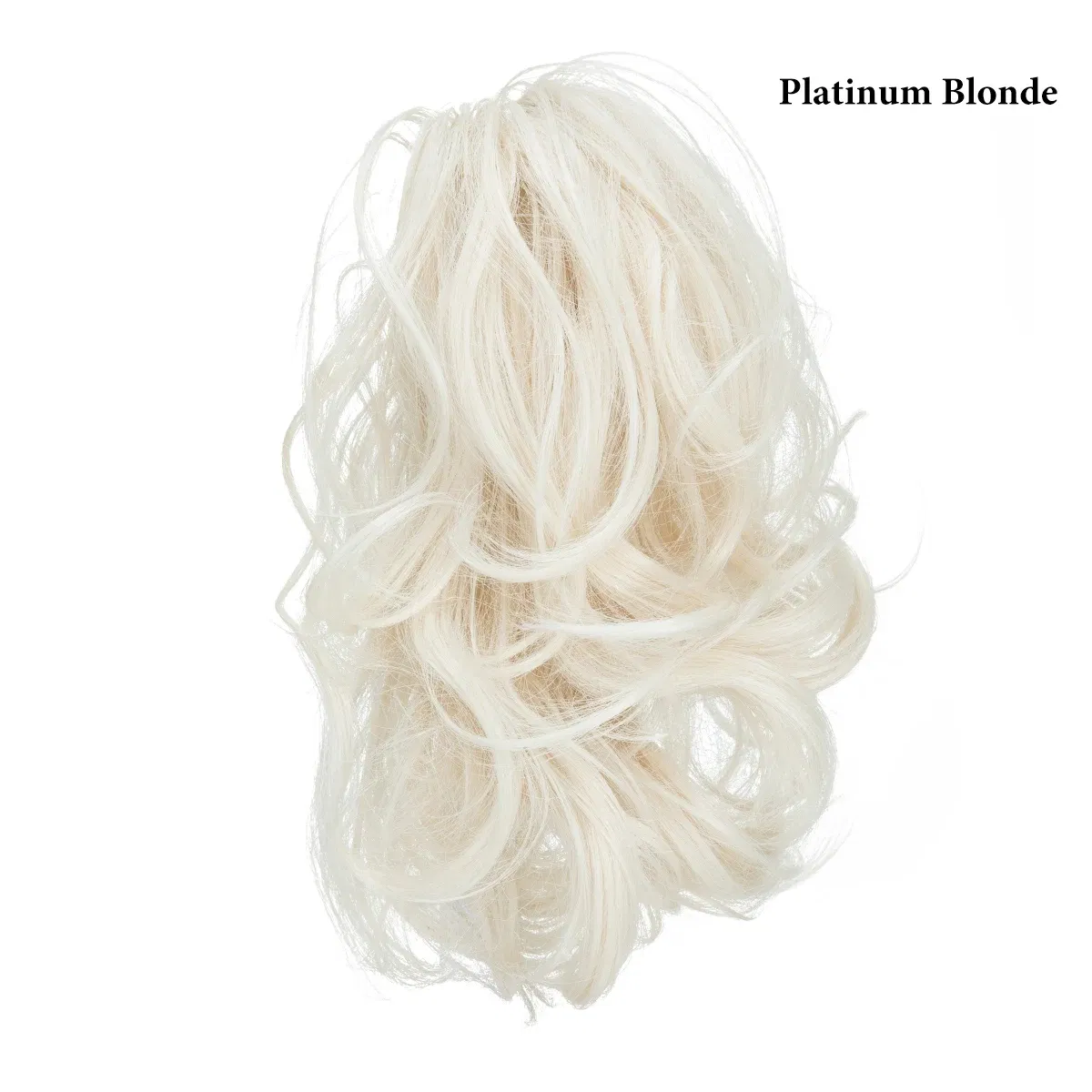 Color: P18/613 - SARLA One Piece Premium Synthetic Diy Claw Clip In Ponytail Extensions Natural Hairpiece Hair Bun Fake Blonde False Pigtail