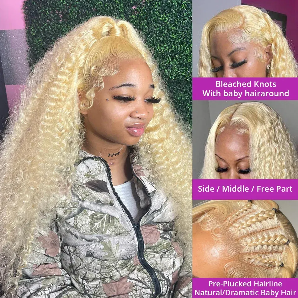 Color: 4/27HL, Stretched Length: 26inches, Density: 180%, Ships From: CHINA - 613 Hd Lace Frontal Wig 13X6 Blonde Lace Front Wig Human Hair 13X4 Curly Lace Front Human Hair Wig Hd Lace Wig 13X6 Human Hair