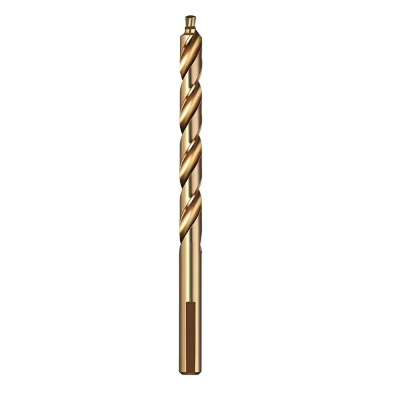 Color: Gold, Hole Diameter: 10mm, Shank Shape: Round - Drill Bit Set Twist Drill Bit Straight HSS Drill Bit for Drilling Hard Metal Stainless Steel Cast Iron