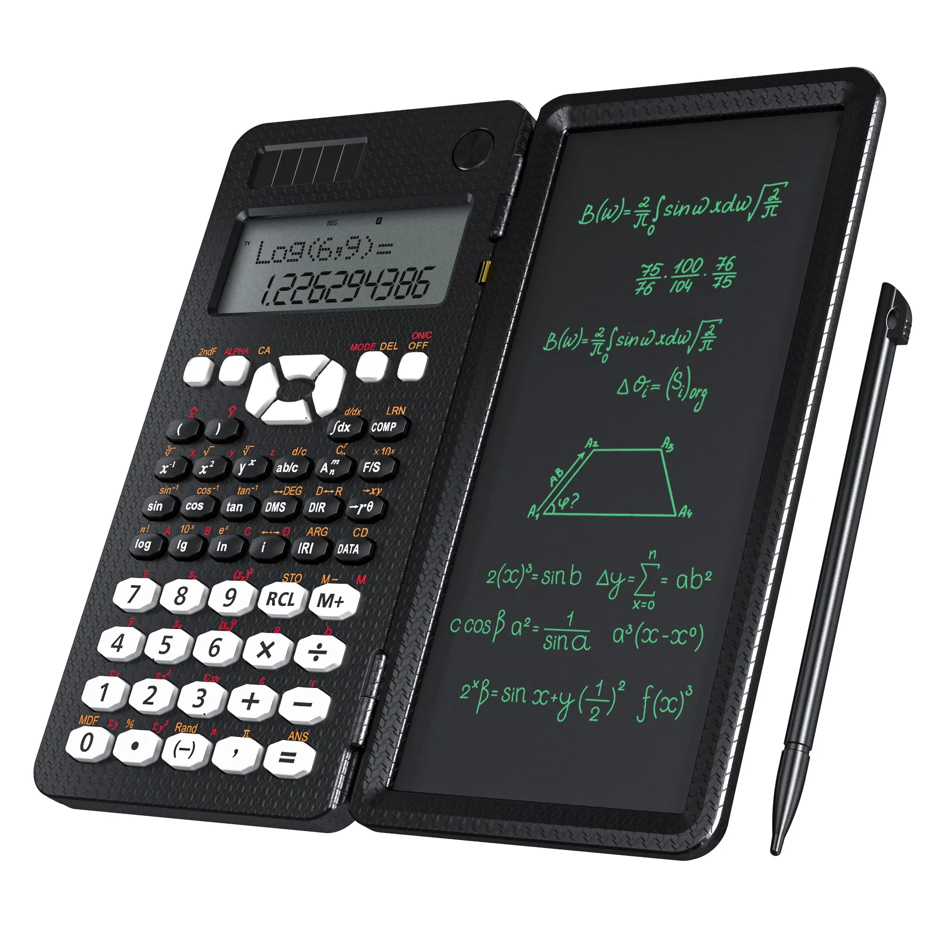 Foldable Digital Drawing Pad Calculator with Stylus