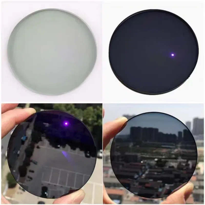 Lenses Color: Blue, Ships From: CHINA, Lens Index: 1.56 - F?·DRACON Anti-blue light+Anti-glare +Photochromic Lens1.56/1.61 Myopia All-weather Safe Driving Optical Prescription Custom Lens