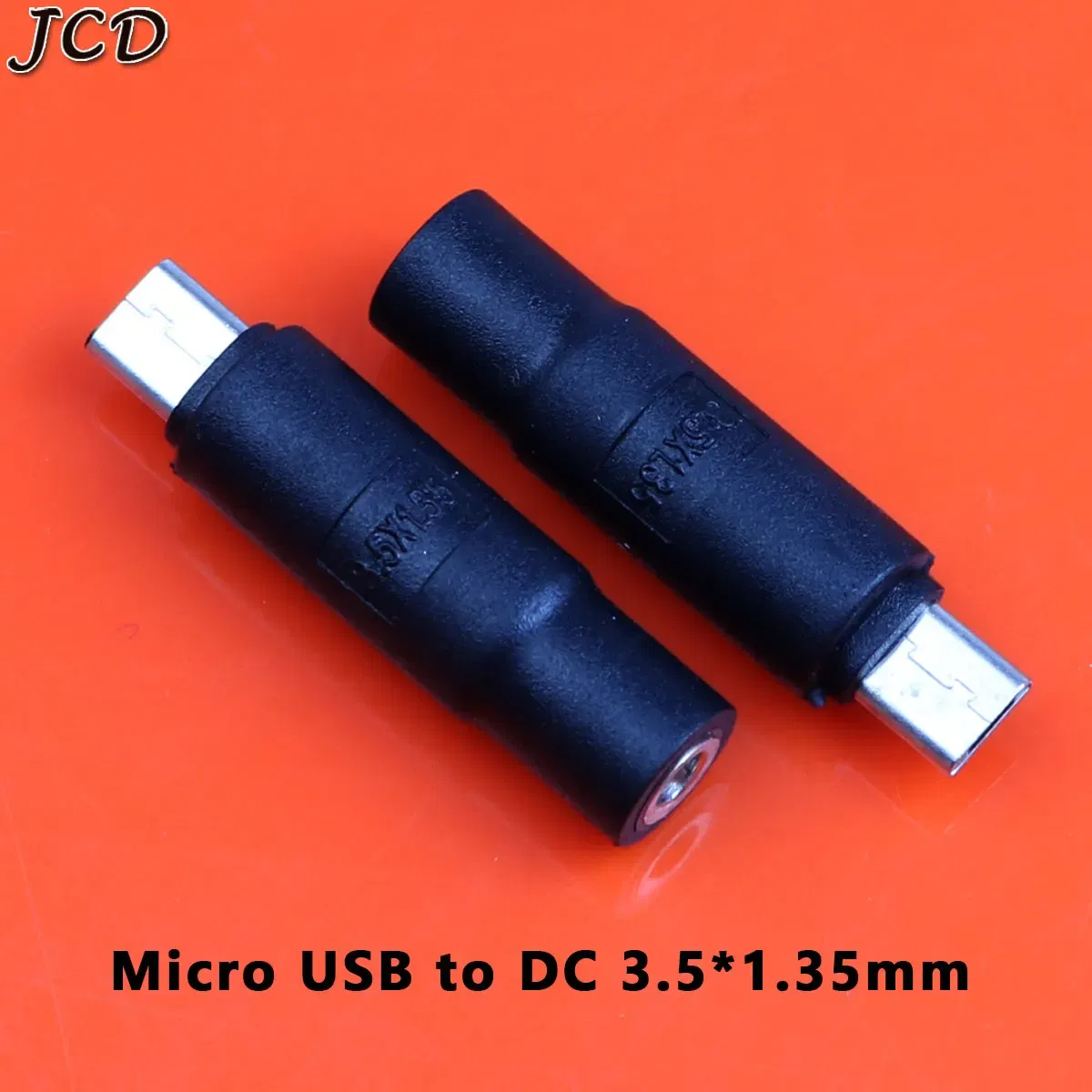 Color: army green - JCD 1pcs 3.5x1.35 4.0x1.7mm DC Power Female to Micro USB 2.0 Male Plug Connector Adapter for Smartphone Tablet Charger Converter