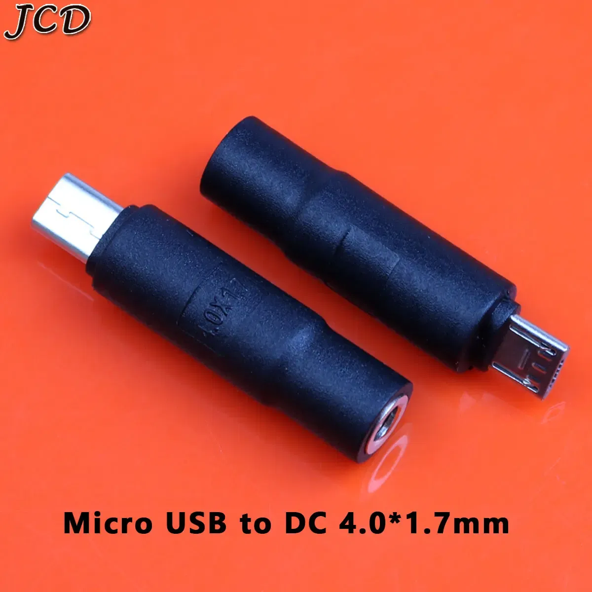 Color: army green - JCD 1pcs 3.5x1.35 4.0x1.7mm DC Power Female to Micro USB 2.0 Male Plug Connector Adapter for Smartphone Tablet Charger Converter