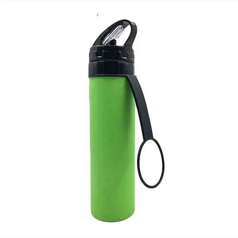 Color: WHITE, Ships From: CHINA, Capacity: 500-1000ml - 2024 New Outdoor Sports Silicone Water Bottle Mountaineering Riding Portable Silicone Foldable Water Bottle
