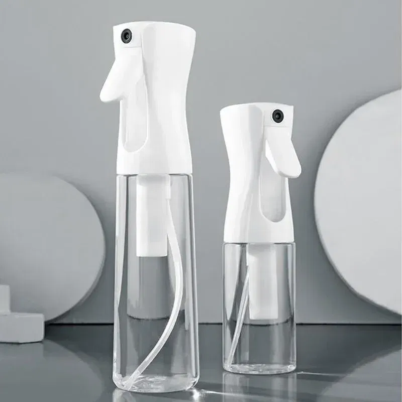Color: Light Grey - High Pressure Continuous Spray Bottle Hair Care Makeup Water Replenishing Spray Separate Bottle Press Mist Spray Bottle
