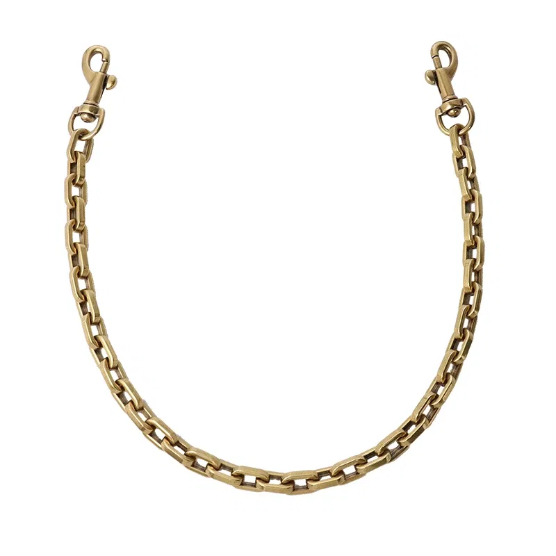 Color: Bronze, Ships From: CHINA - Luxury Design   Saddle bag Luxury  Shoulder Straps replaces Cross-arm Shoulder Copper Color Lightweight Chain