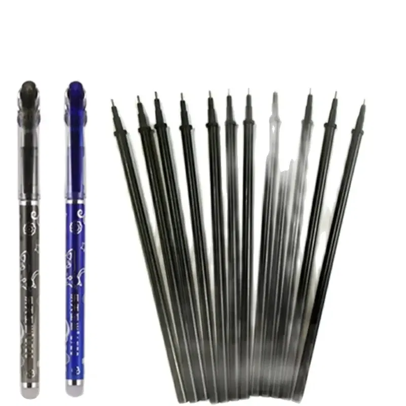 Color: lanvender - Gel Ink Refills and Friction Erasable Gel Pens Extra Fine Point 0.5 mm Black Red Blue Ink