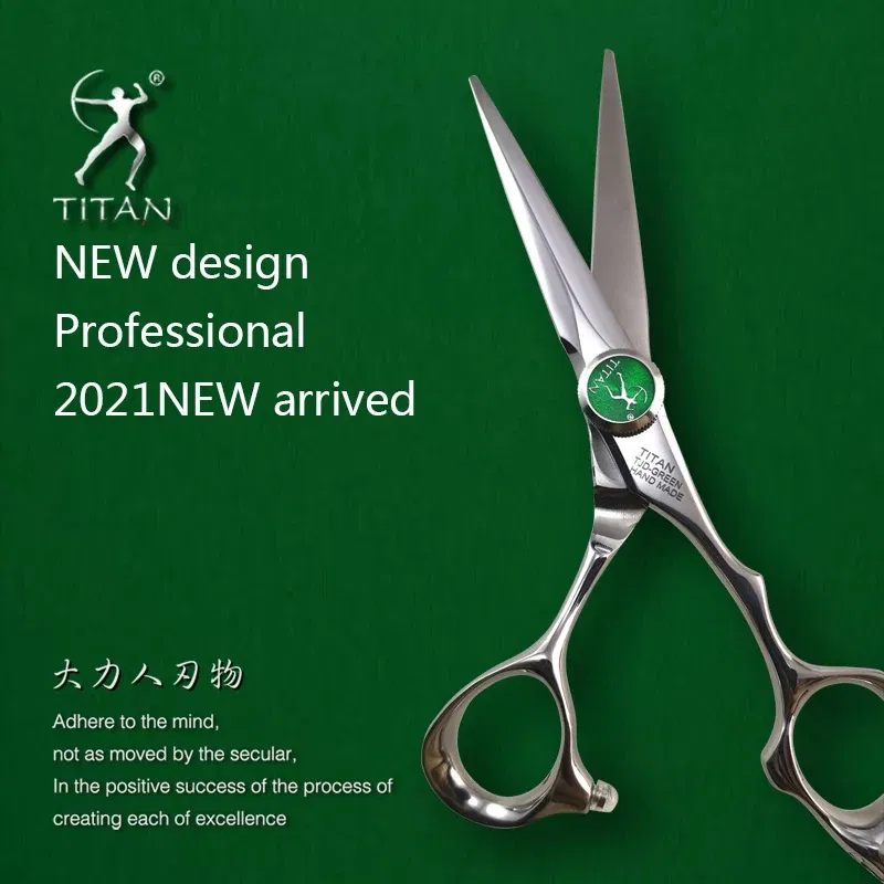 Color: Yellow - Titan Hairdressing Scissors 6 Inch Hair Scissors Professional Barber Scissors Cutting Thinning Styling Tool Hairdressing Shear