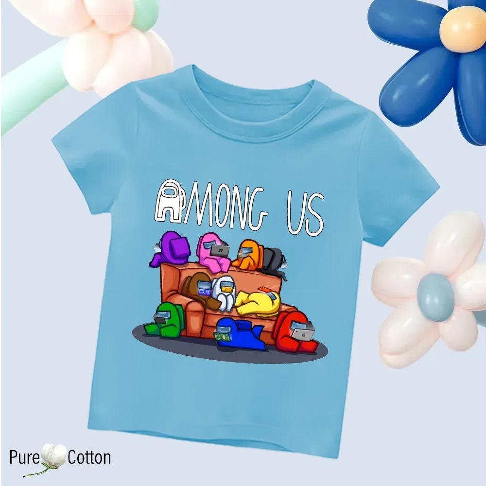 Color: Pink, Kid Size: 4T - Summer trend wear with many anime patterns sunscreen printing close to the skin cool 4-12 years old children delicate line unifo