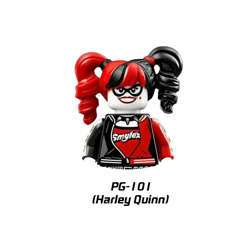 Color: Red - Marvel Blocks Brick Hero Batman Joker Superman Catwoman Mini Figure Building blocks Hot Toy Children's party gift