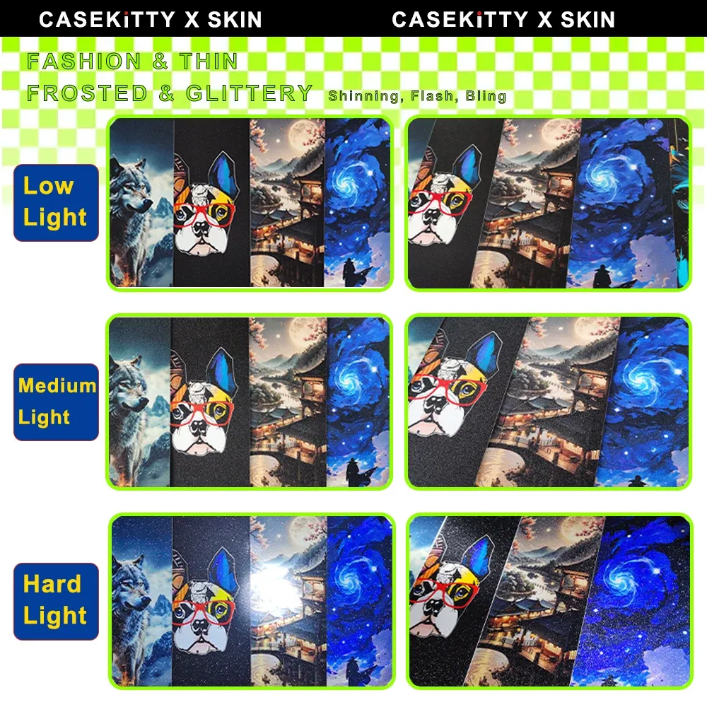 Color: Lucent, Bundle: Bundle 21 - CASEKiTTY Skin For Galaxy Z Flip 5 Back Film Samsung Z Flip 6 Sticker Flip 4 3 Protective Decal Wrap Back Cover Screen Protector