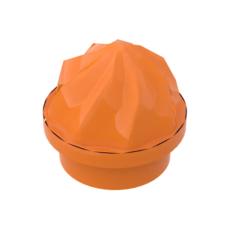 Color: wood - 10pcs MOC Brick Parts 15470 Plate Round 1 x 1 Swirled Top Compatible Building Block Particle DIY Kids Brain Toy Birthday Gift