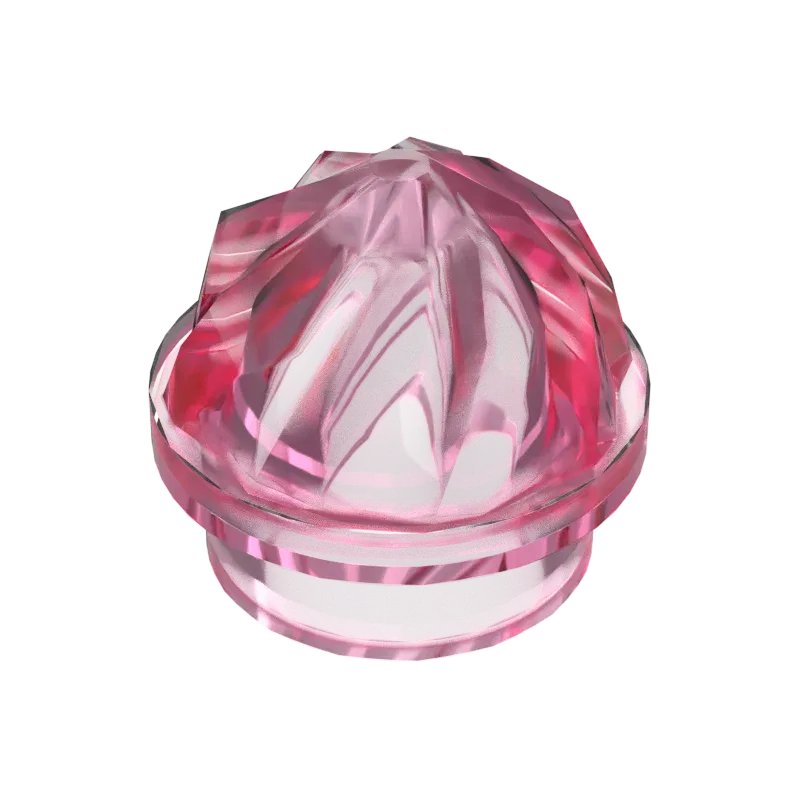 Color: wood - 10pcs MOC Brick Parts 15470 Plate Round 1 x 1 Swirled Top Compatible Building Block Particle DIY Kids Brain Toy Birthday Gift