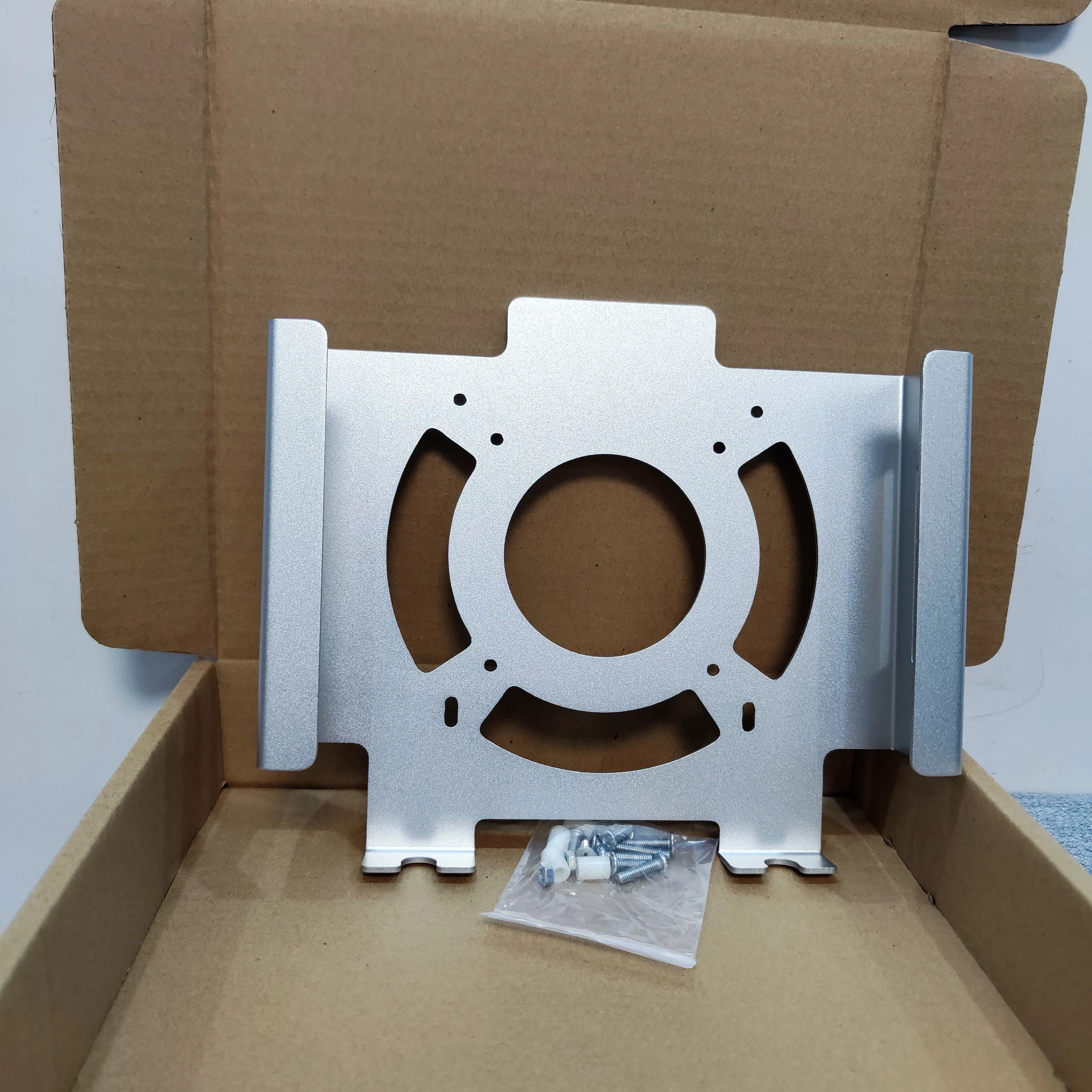 Color: WHITE, Ships From: CHINA - Hang Macmini behind the monitor support monut Macmini under desk vesa extension