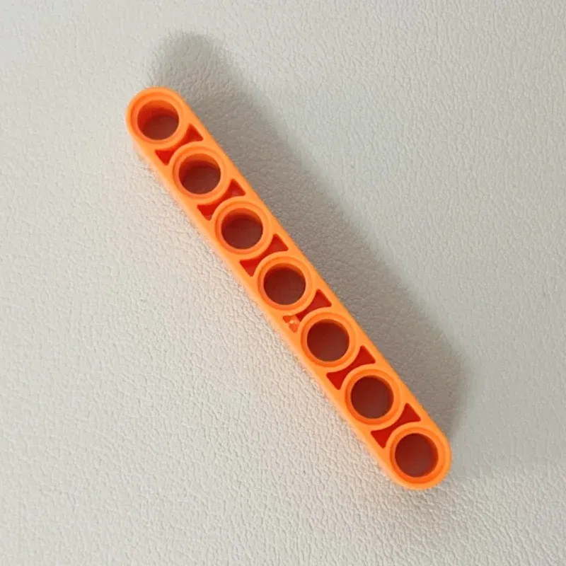 Color: Dark Bluish Gray - 32524 Liftarm Thick 1 x 7 Bricks Toys For MOC Buildings Blocks Gifts Accessories Combination Mechanical