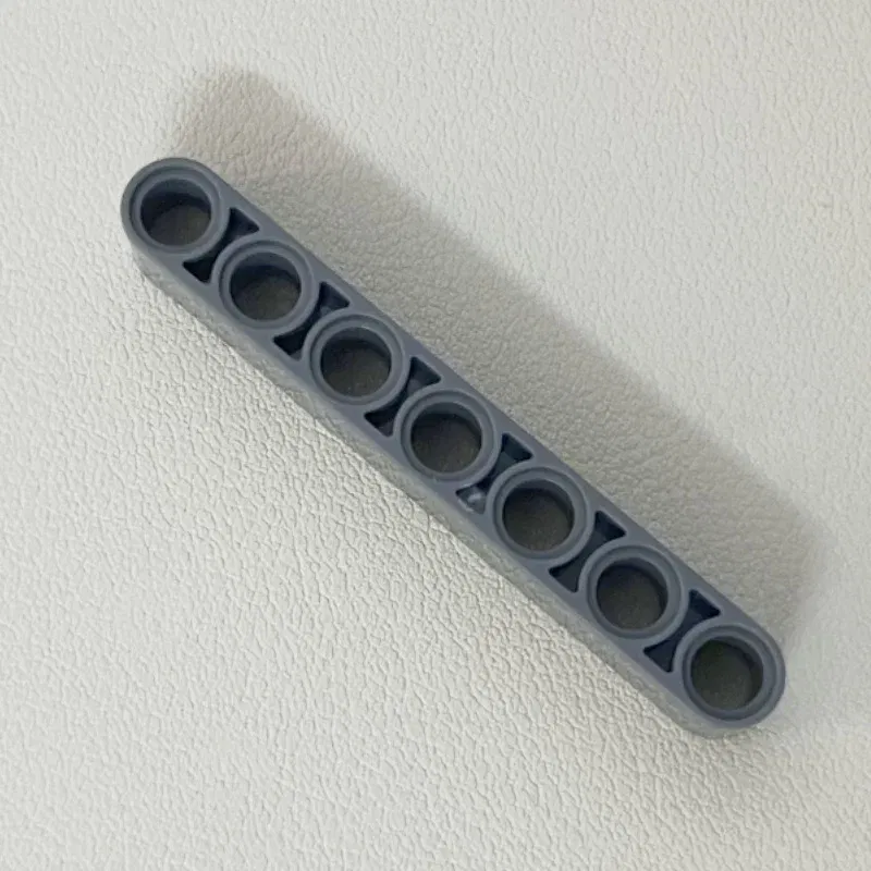 Color: Dark Bluish Gray - 32524 Liftarm Thick 1 x 7 Bricks Toys For MOC Buildings Blocks Gifts Accessories Combination Mechanical