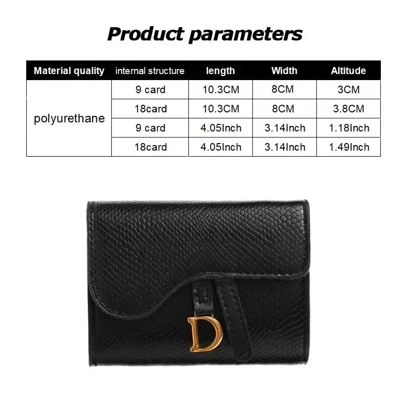 Color: green - Women Luxury Card Holder Short Walet MiniPU Letter Wallet Multi Card Card Holder SmalMulti Functiona Clutch Bag