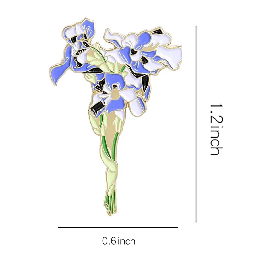 Metal color: Champagne gold - Van Gogh Oil Painting Brooch Van Gogh Brooch Galaxy Brooch Star Moon Sunflower Brooch Art Brooch Van Gogh Lapel Pin