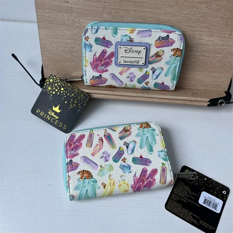 Color: Sky blue - Disney Tinker Bell Women Double Strap Shoulder Bag Purse Cute Disney Princess Belle PU Leather Mickey Ariel Backpack