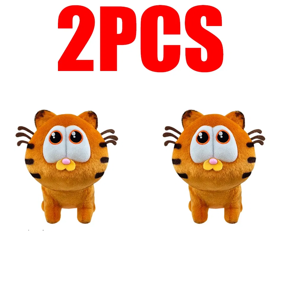 Color: GRAY - New 2024 25cm Garfield Plush Cute Soft Animal Anime Movie Garfield Odie Plush Stuffed Toy Doll Children Adults Fans Gift