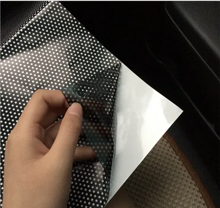 Size: 90*150cm - Car Styling 2pcs/set PVC Car Side Window Sunshades Electrostatic Sticker Sunscreen Film Stickers Cover Automobiles Accessories