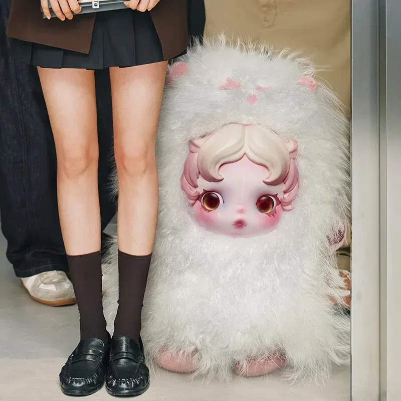 Color: Yellow - POP MART  SKULLPANDA  YOU FOUND ME Plush Keychain Blind Box Cute Collectible  Doll Pendant for Bags Surprise Gift for Fans?‹