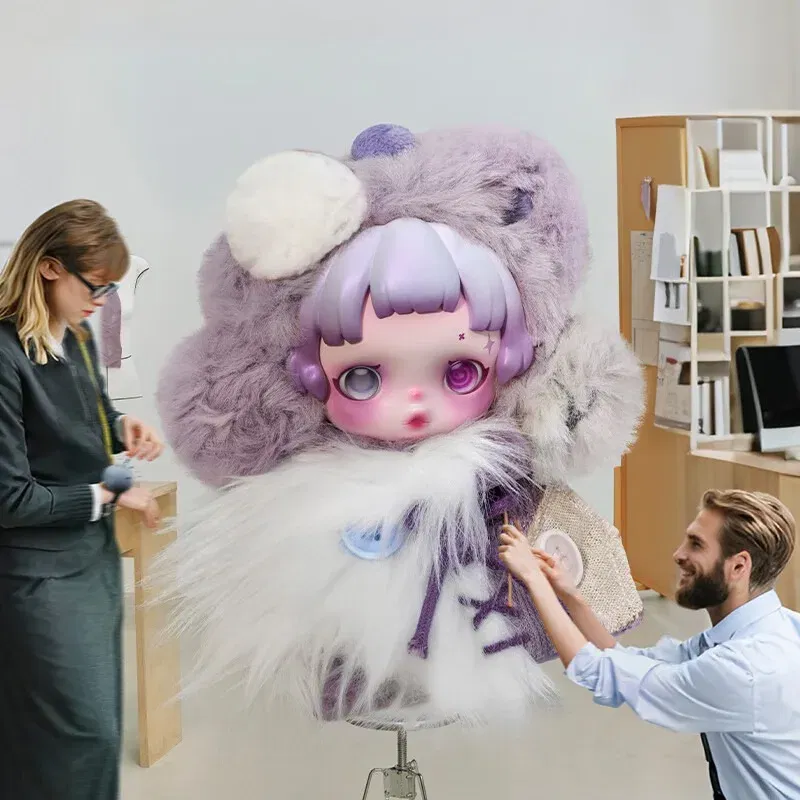 Color: Yellow - POP MART  SKULLPANDA  YOU FOUND ME Plush Keychain Blind Box Cute Collectible  Doll Pendant for Bags Surprise Gift for Fans?‹