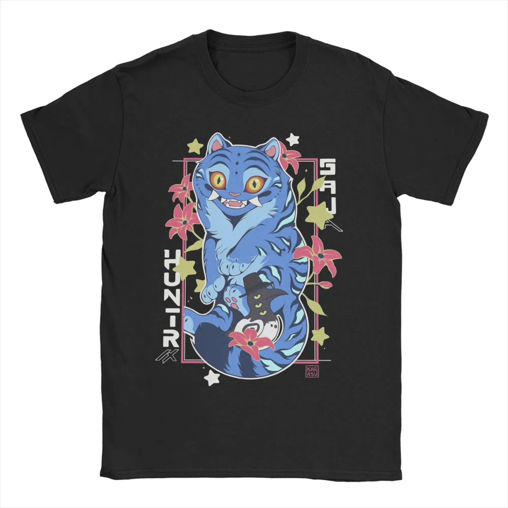 Color: Navy Blue, Size: S - Men Women T-Shirts Kpop Demon Hunters Zoey Huntrix Amazing Cotton Tees Short Sleeve  T Shirt O Neck Clothes Printing