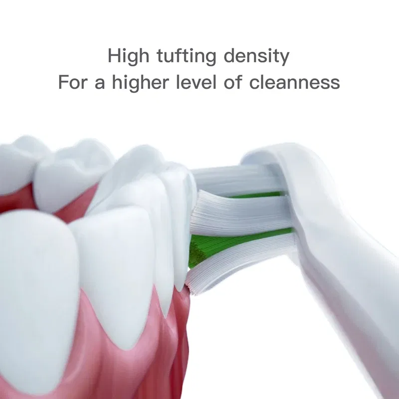 Color: Blue - 12pcs for SOOCAS X3/X3U/X5 Replacement Toothbrush Heads Clean Tooth Brush Heads Sonic Electric Toothbrush Soft Bristle Nozzles