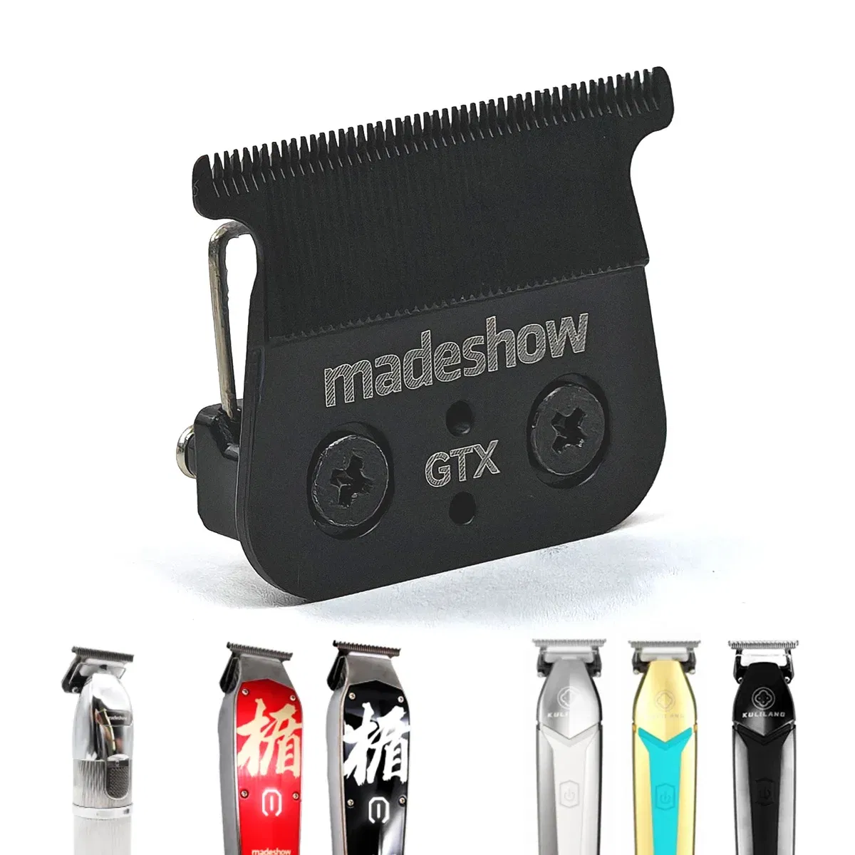 Color: Yellow - Madeshow KULILANG M5F M10 R66 R77F Original Ultra Thin Fade Blade Hair Clipper Wedge Cutter Head Trimmer Replacement Accessory