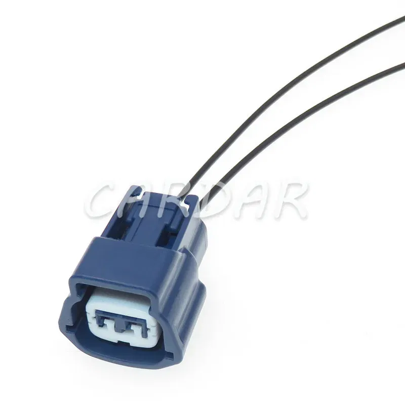 Color: black - 1 Set 2 Pin 6189-0777 Automobile Sealed Connector Electrical Waterproof Socket AC Assembly Water Temperature Sensor For Nissan
