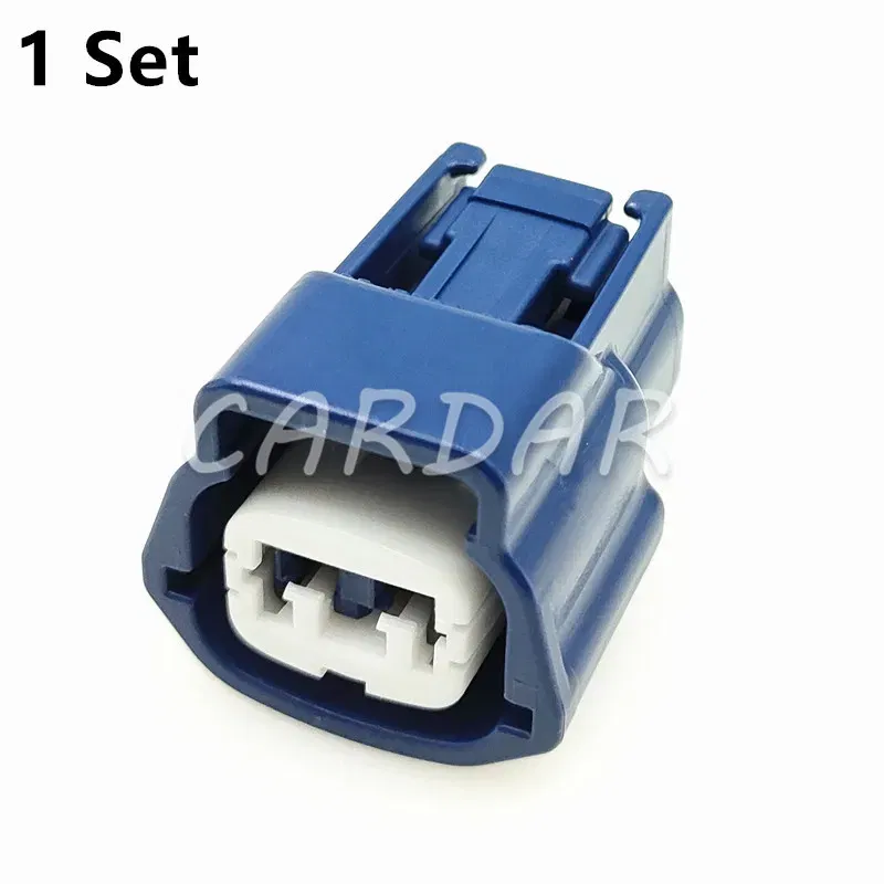 Color: black - 1 Set 2 Pin 6189-0777 Automobile Sealed Connector Electrical Waterproof Socket AC Assembly Water Temperature Sensor For Nissan