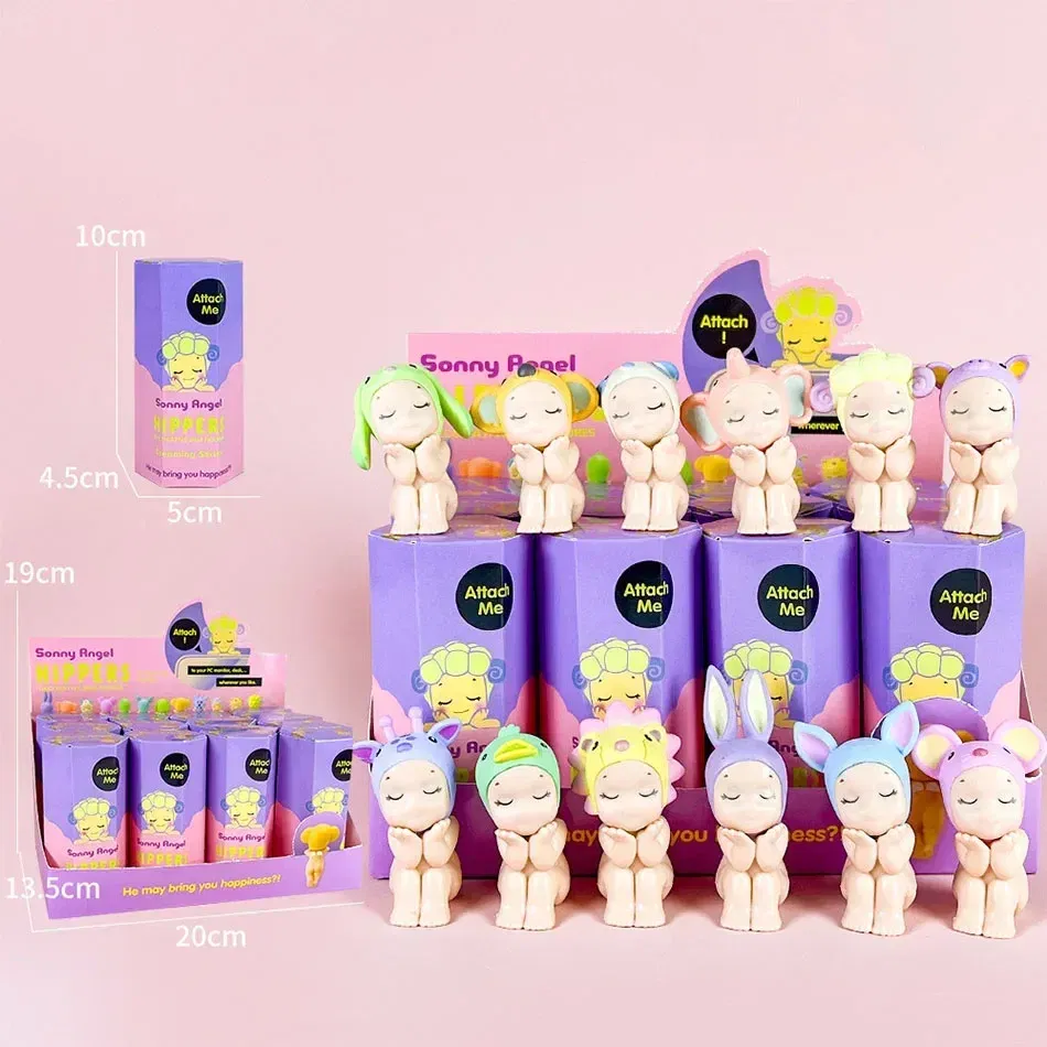 Color: Yellow - Mini Figures Ornaments Dolls Fans Children Christmas Birthday Gift Anime S Angel Cute Dreaming Sitting posture Series Blind Box