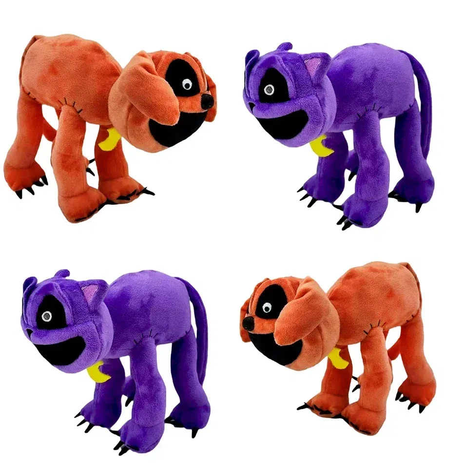 Color: Coffee - Smiling Critters Plush Toys Catnap Dogday Stuffed Dolls Cartoon Aminal Game Peripherals Plush Toys Kids Birthday Christmas Gifts