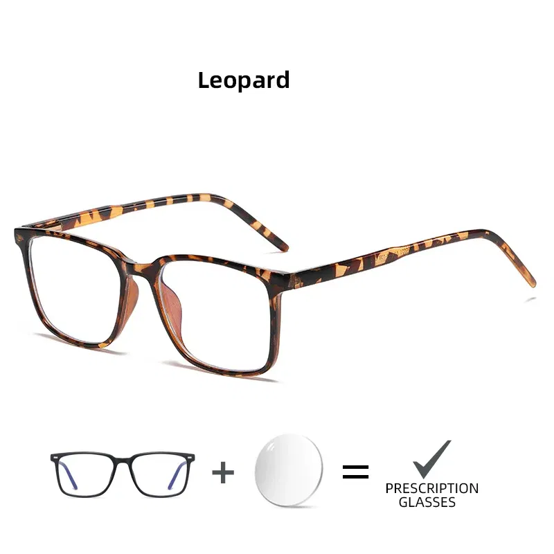 Frame Color: Red, Prescription Type: Single Version, Lens Index: 1.74, Lens Function: Anti Blue Ray - VIVIBEE Customized Prescription Glasses Men TR90 Matte Black Square Myopia Eyewear Optical Classic Astigmatism Eyeglasses