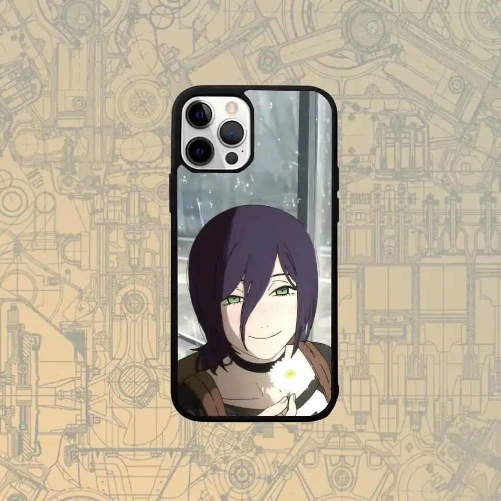 Color: Clear, Material: PU - C-Chainsawman Reze Arc Movie Phone Case For IPhone 17,16,15,Pro,Max,Air,14,Plus,13,12,11 Magesafe Wireless Charge Cover