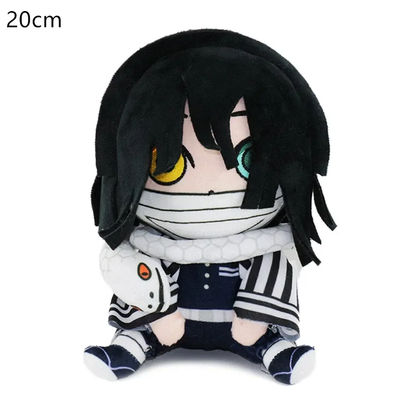 Color: MAROON, Height: 0-10cm - 20CM New Product Japanese Anime Ghost Slayer: Blade Plush Doll Tanjiro Nezuko Game Peripheral Children's Doll Kawaii Pillow