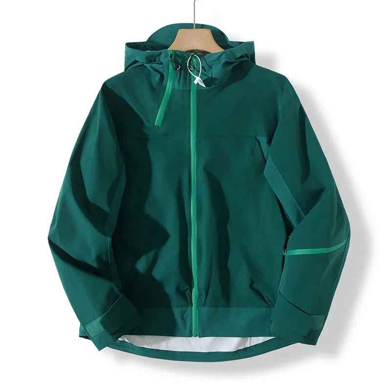 Color: Khaki, Size: L - 2025 ARC Outdoor Cycling, Camping, Fishing, Leisure Mountaineering, Windproof and Waterproof, Hiking, Sports and Fashion Jacket
