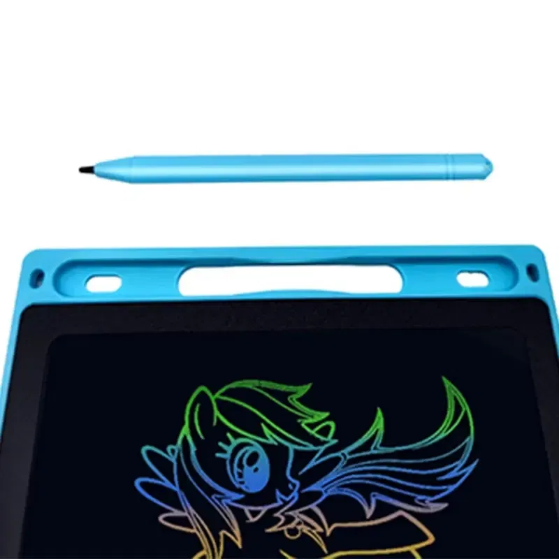 Color: Blue - 12 Inch LCD Writing Tablet Drawing Board Graffiti Sketchpad Mgaic Erasable Handwriting Pad Toys for Kids Boys Gifts