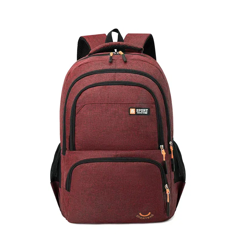 Color: MULTI - New Large-Capacity Leisure Shoulders Backpack Outdoor Business Laptop Backpack Schoolbag