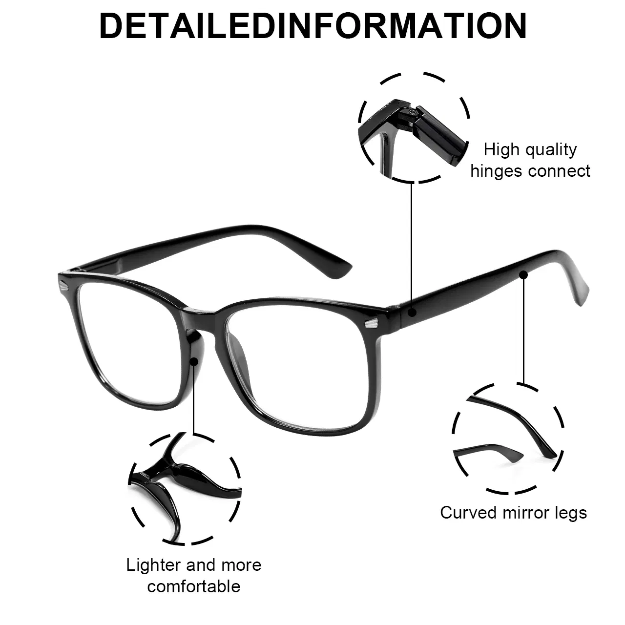 Frame Color: Silver - 1/2/3/4/5PCS VOPHA Auto-Focus Reading Glasses Lightweight PC Frame, Unisex Design | Ideal for Computer Use & Perfect Gift Choice