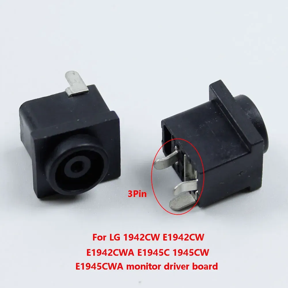 Color: Brown - 1/5/10PCS 3Pin DC Power Jack Socket Connector for LG 1942CW E1942CW E1942CWA E1945C 1945CW E1945CWA monitor driver board etc