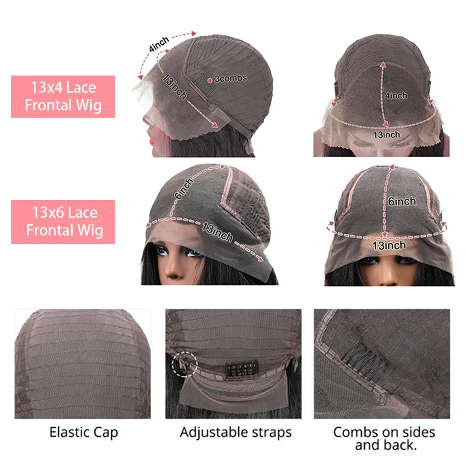 Color: Natural Color, Stretched Length: 12INCHES, Density: 180% - 30 32 Inch 13x4 13x6 Lace Front Human Hair Wigs Straight Transparent Lace Human Hair Wigs Pre Plucked For Black Women Bling Hair