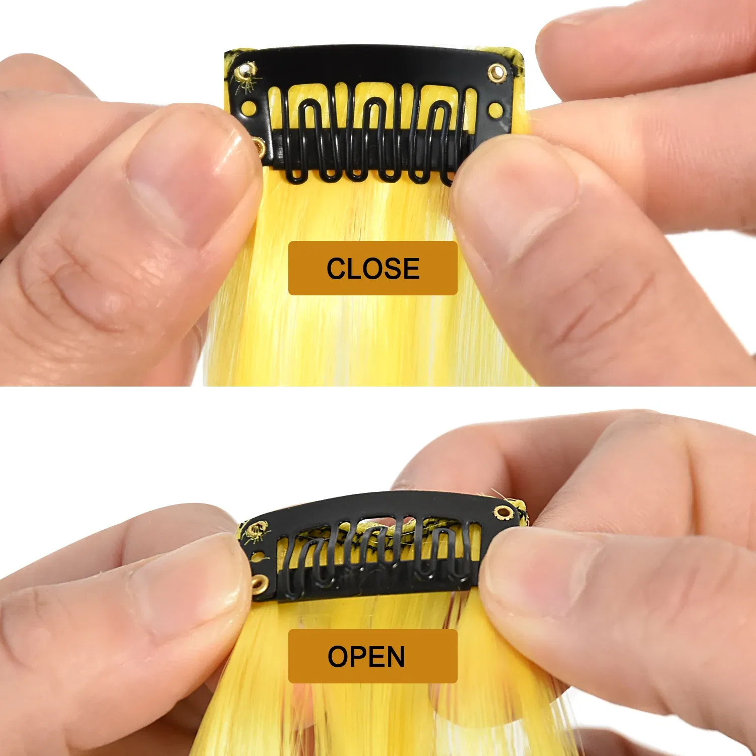 Color: T1B/33, Stretched Length: 22inches - Synthetic Clip-in Hair Extensions 22" Long Colorful Straight Hair Pieces Synthetic Hairpieces for Daily Festival Party