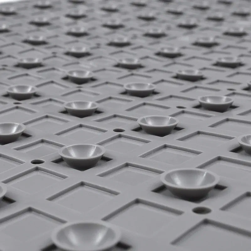 Color: Sky blue, Ships From: CHINA, Specification: 400MMx800MM - DEXI PVC Anti-skid Bath Mats Rectangle Soft Shower Bathroom Massage Mat Suction Cup Non-slip Bathtub Carpet