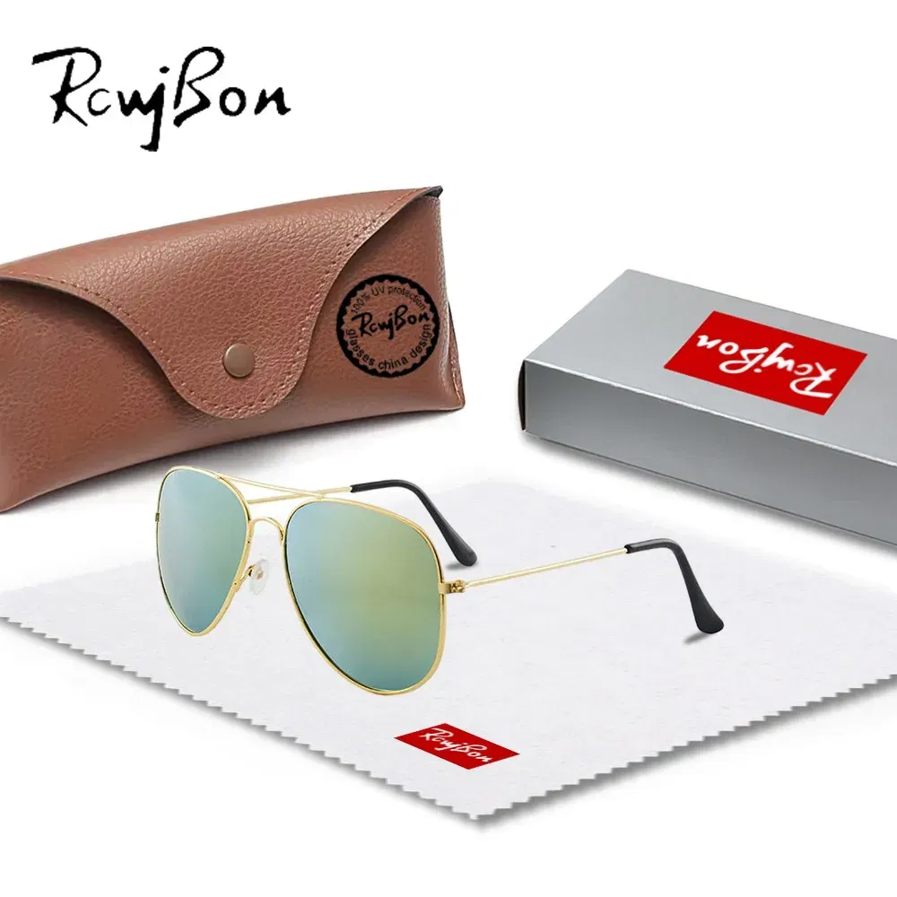 Lenses Color: Orange, Frame Color: Red - Classic Retro Pilot Polarized Sunglasses Men Luxury Metal Black Aviation Sun Glasses Male Fashion Driving Vacation Shades UV400